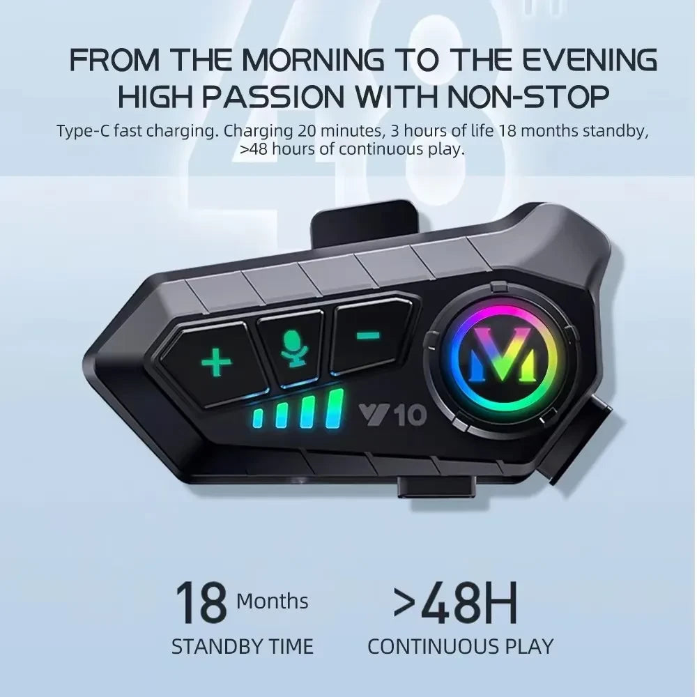Intercomunicadores Bluetooth para casco de moto