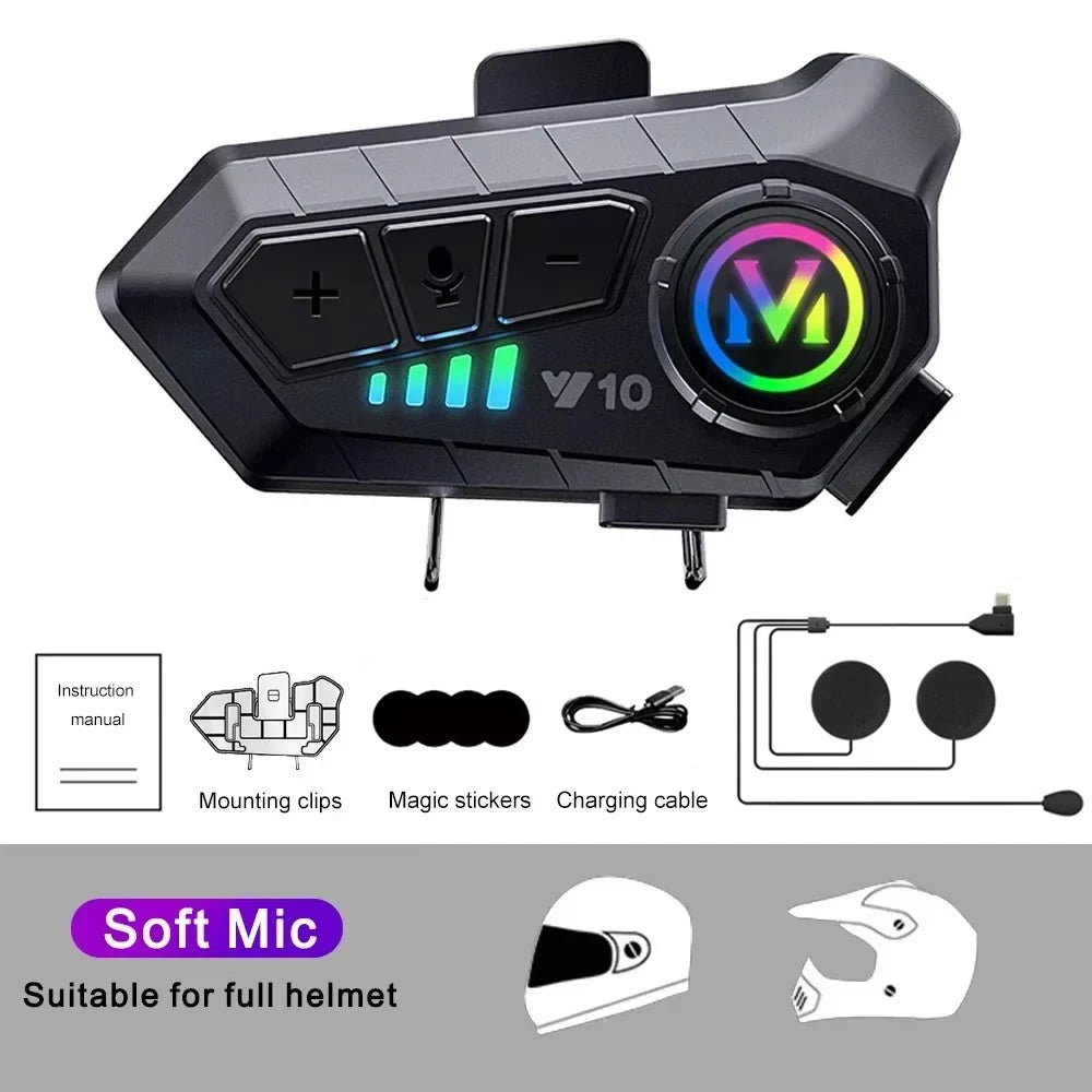 Intercomunicadores Bluetooth para casco de moto