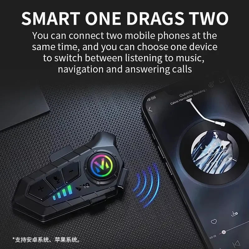 Intercomunicadores Bluetooth para casco de moto